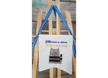 Stickdatei ITH - Wimpel Stab "Willkommen in unserer/meiner Miezwohnung"